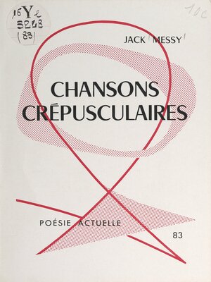 cover image of Chansons crépusculaires